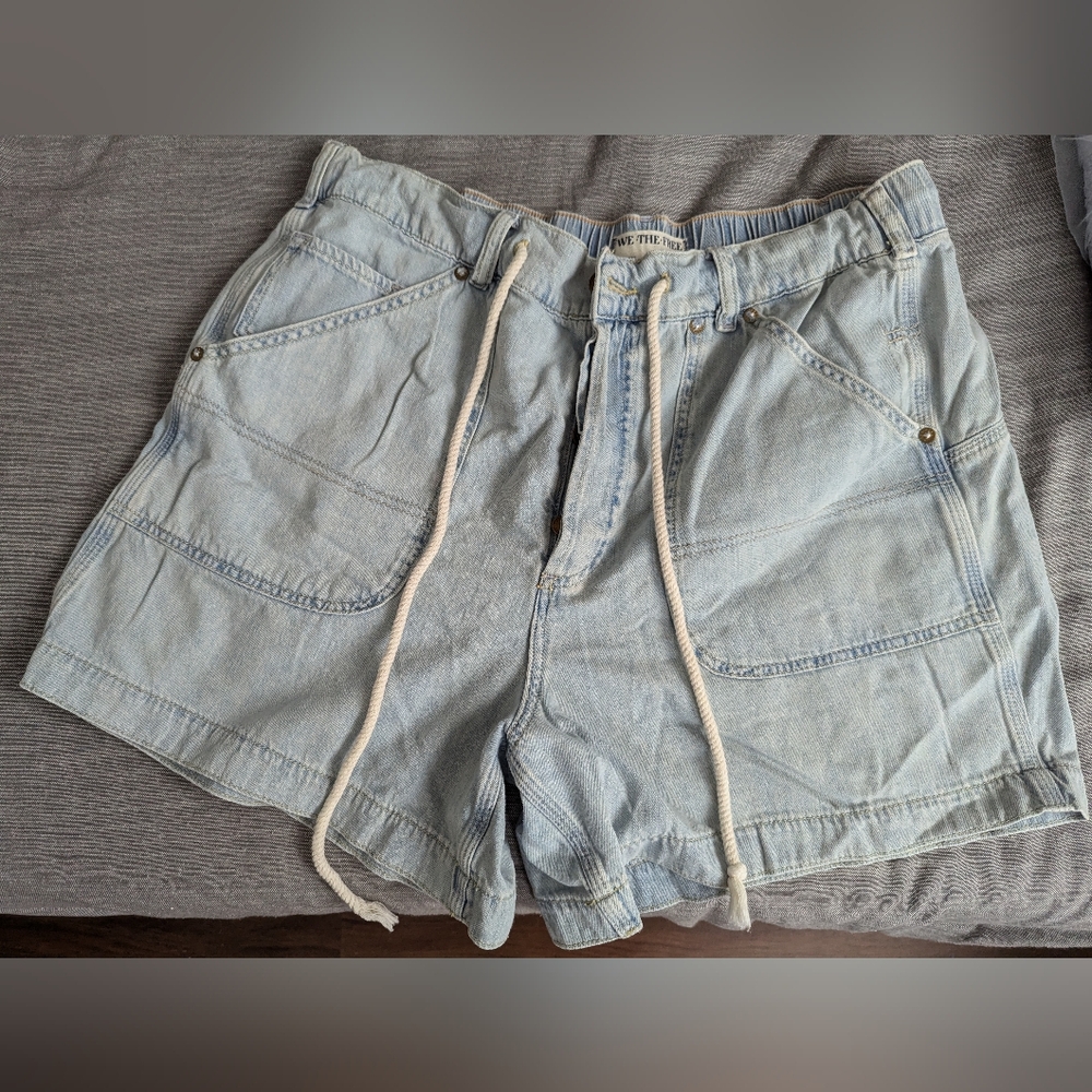 Free People Drawstring Shorts